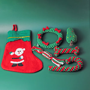 6-piece Christmas stocking set（30cm）