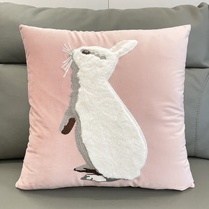Pink Standing Rabbit
