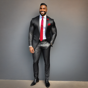 4piece black suit