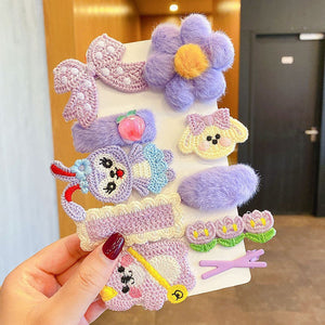 6 # purple rabbit 10 pcs set