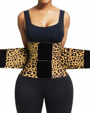 Yellow leopard print