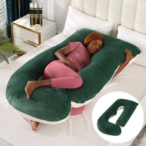 Velvet white green