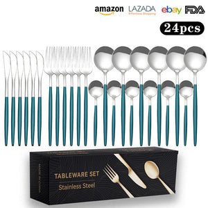 Green Silver 24-Piece Set