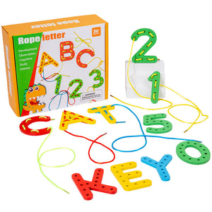 Rope threading game