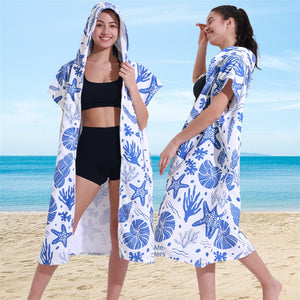 Adult Zipper Style - Conch and Starfish