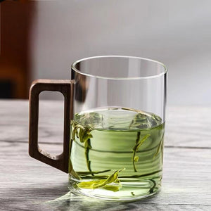Transparent tea cup