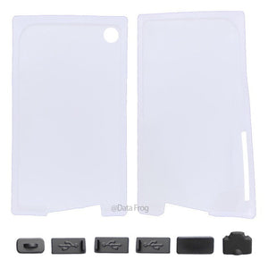 White silicone cover+dust plug included