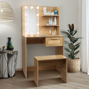Natural Wood+Particle Board