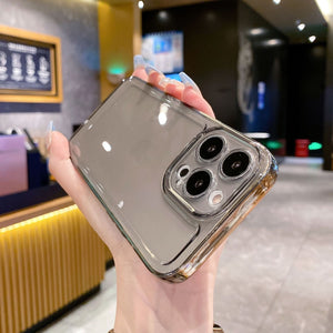 Transparent black space shell