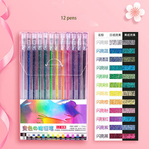 12 color pens