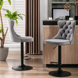 Gray + Velvet + Foam