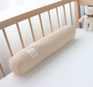 Cylindrical Pillow-Large Waffle Tea Brown