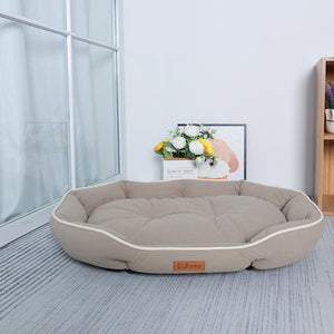 Brown Oval Suede Nest