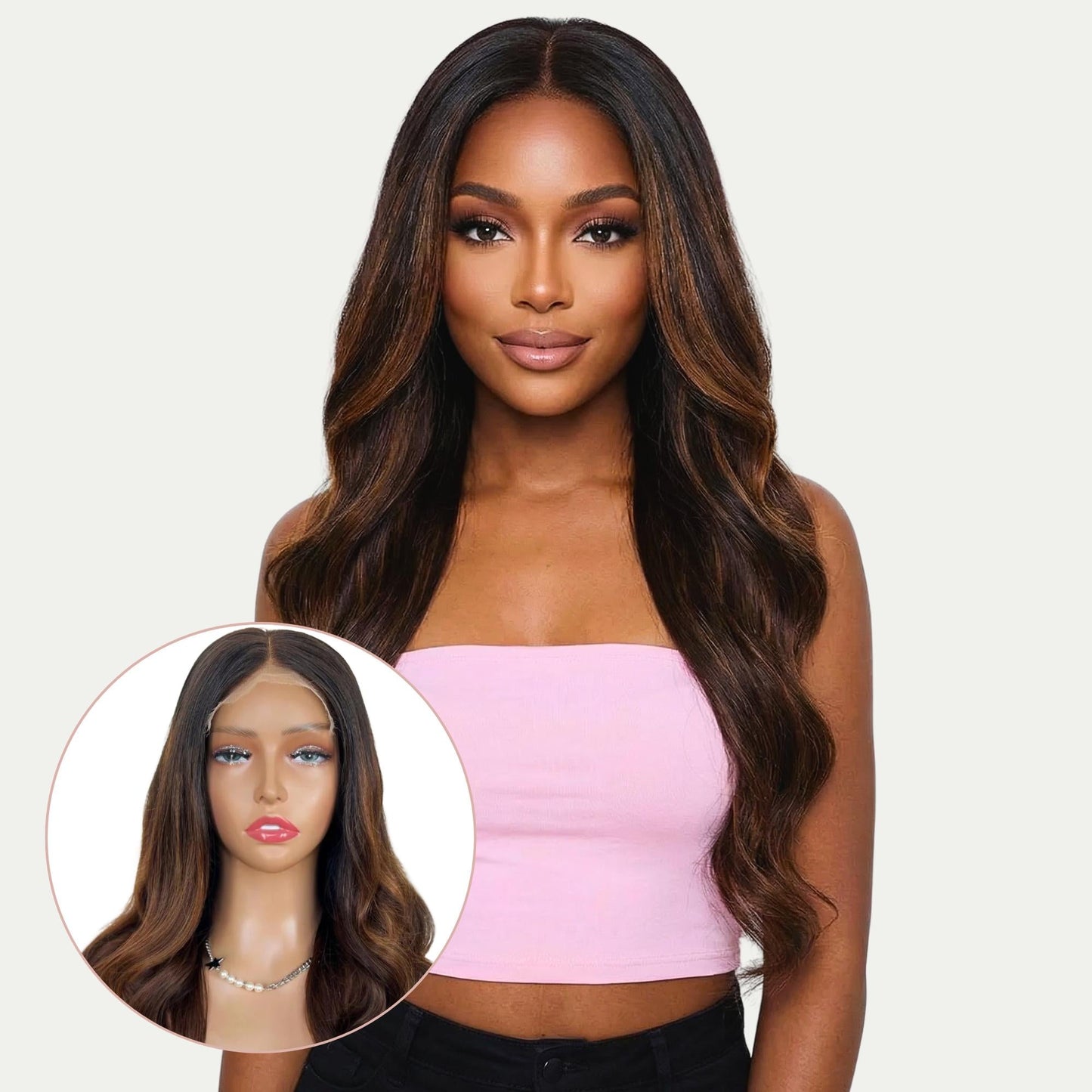 Raw Celine Glueless 5x5 HD Lace Professionally Colored 100% Human Hair Closure Wig