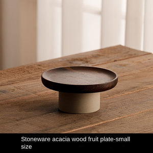 Small Rosewood Fruit Plate (16.5*16.5*8cm)