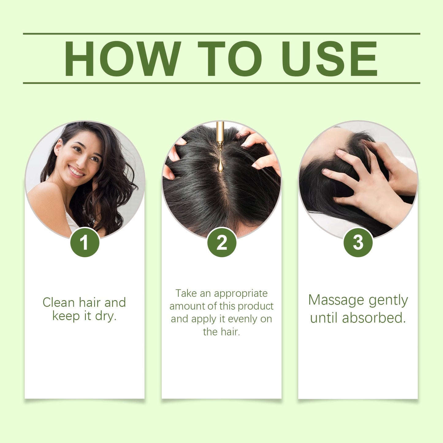 Vegetative Hair Care Essential Oil Gently Moisturizes And Repairs Dry Hair Vegetative Fragrance Prevents Frizz
