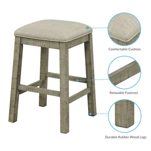 Green + Solid Wood + Foam