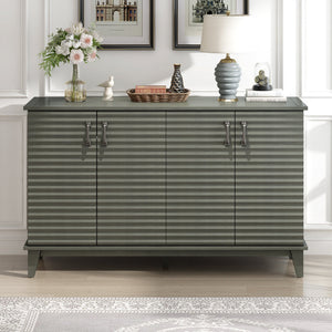 Antique Gray + Solid Wood+MDF