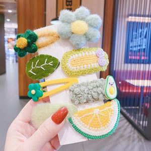 6# Green leaves 8 pcs set