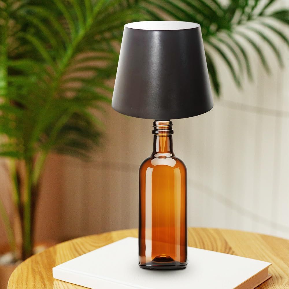 LED Creative Wine Bottle Light for Bar: Movable, Rechargeable, RGB Dimmable Decorative Bottle Lamp