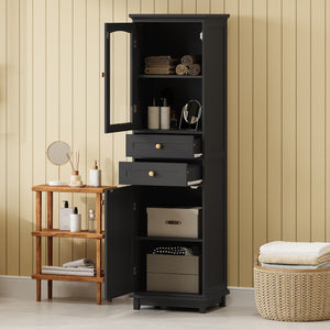 Black + Partice Board+MDF+Pine Wood + Bathroom
