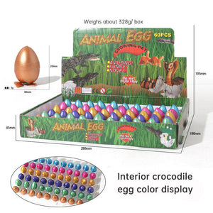 T001 Single Color Crocodile Hatching Eggs (60 Eggs)