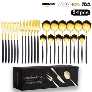 Black Gold 24-Piece Set