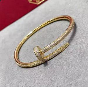Coarse Version 【Half Halo Diamond】 Gold Color