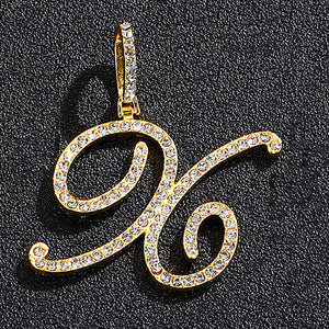Gold single letter X