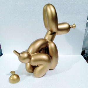Spray painted gold