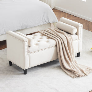 Cream White+Velvet+Foam