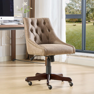 Brown + PU Leather + Foam