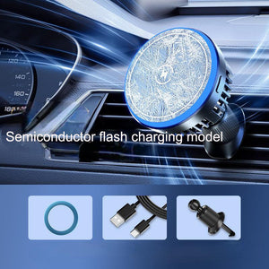 Semiconductor 15W wireless charging: black