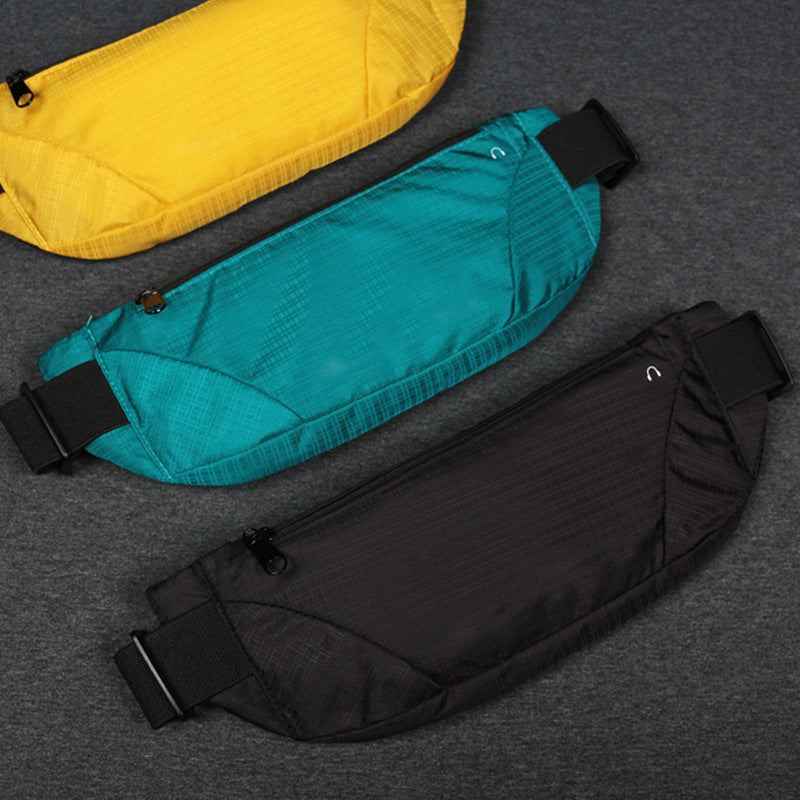 Sports waist bag, running phone waist bag, outdoor mountaineering tactical bag, invisible close fitting waterproof waist bag