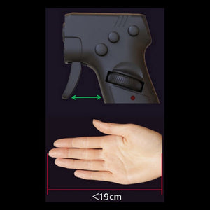 Palm shorter than 19cm