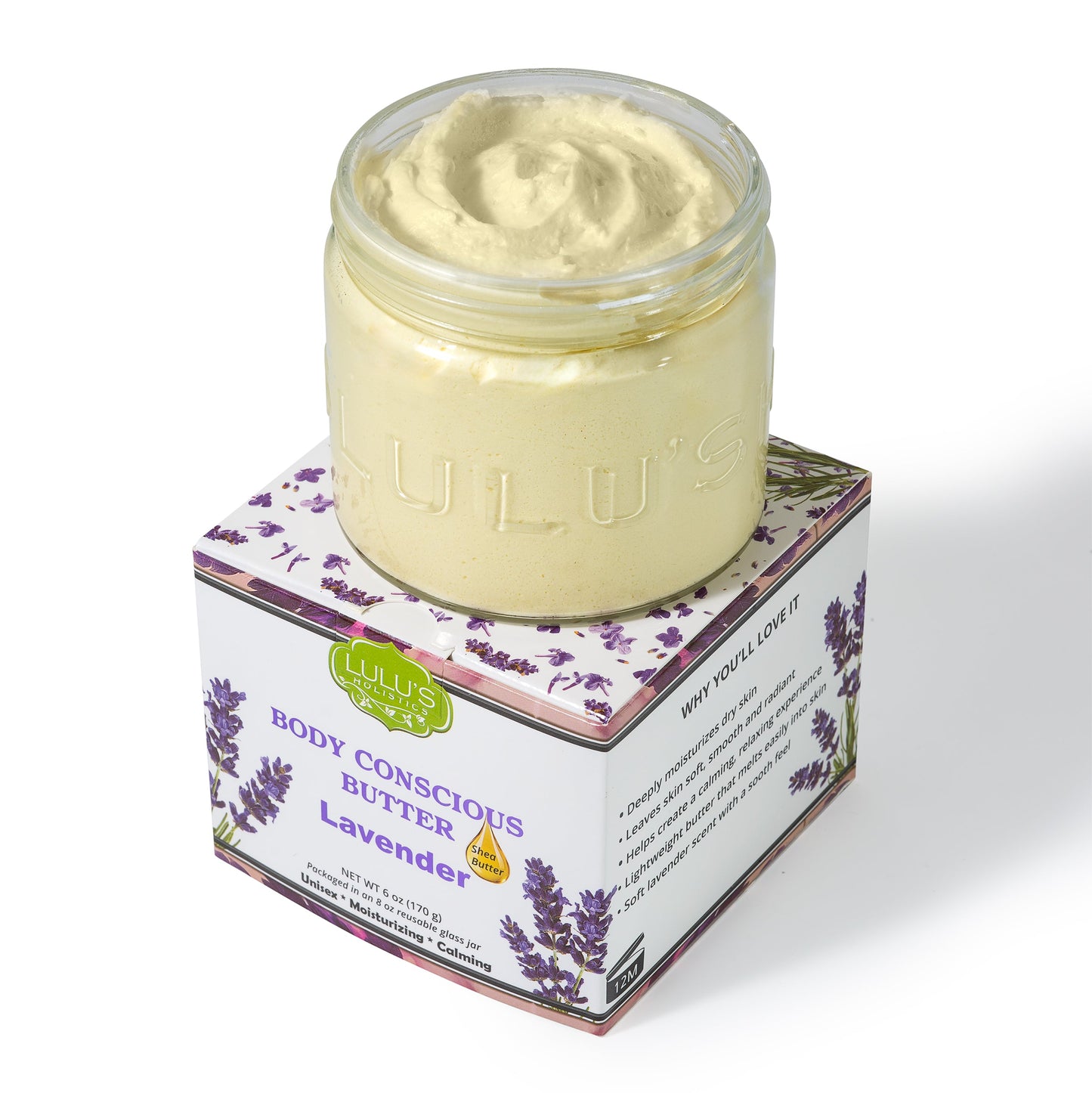 Lavender Whipped Body Butter – Calming Hydration for Dry Skin