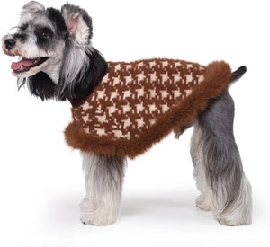 Brown Houndstooth