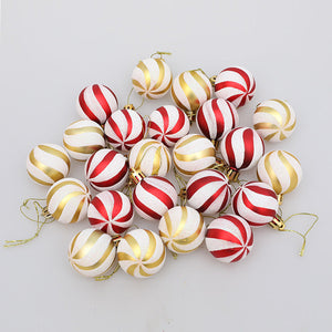 4cm red and white thread