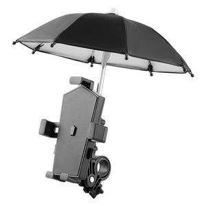 Car handle black with umbrella