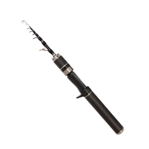 Retractable pistol grip for mandarin fish fishing rod