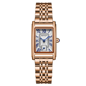 Steel belt rose gold