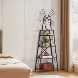 Metal & Wood + Antique brown + Metal & Wood