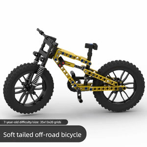 Soft tail A bicycle (yellow)