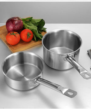 Short bodied three-layer steel
