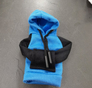 Blue and black
