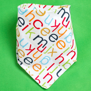 Alphabet Triangle Scarf