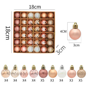 Rose gold+champagne gold+white mixed color