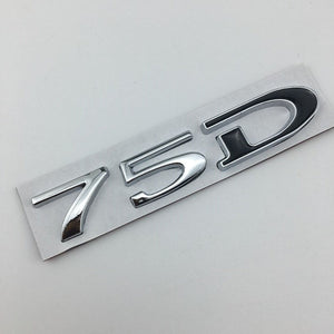 75D silver black