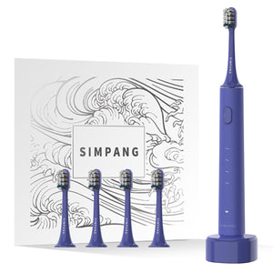 Purple - Inductive Wireless Charging - 4 Brush Heads Gift Box