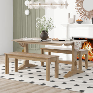 Natural Wood + Solid Wood+MDF